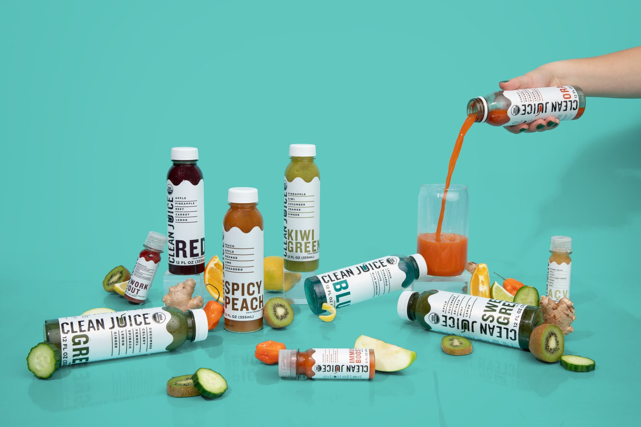 clean juice cold press cleanse flavors