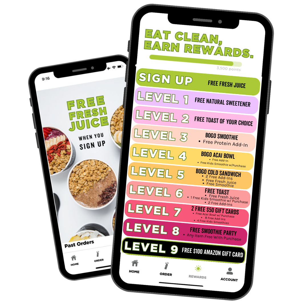 Clean Juice Reward Program